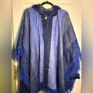 Alpaca Hooded poncho